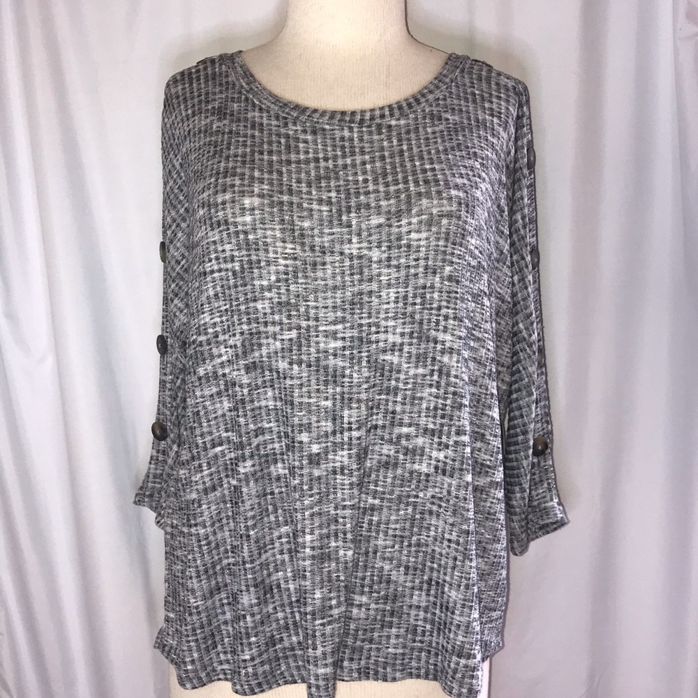 Silverware black and white long sleeve knit - Picture 5 of 10